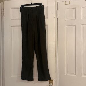 Women’s forest green corduroy pants